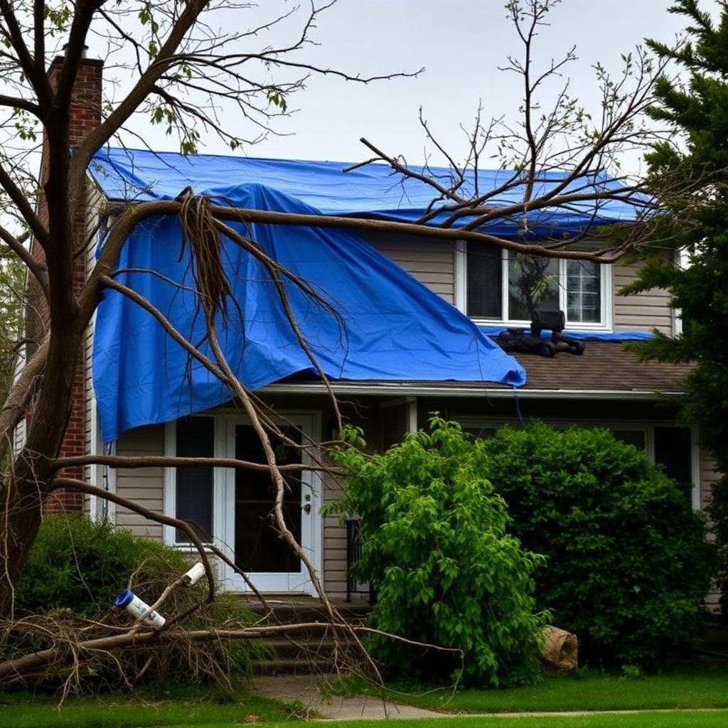 Complete recovery from severe weather — from first tarp to final finish.